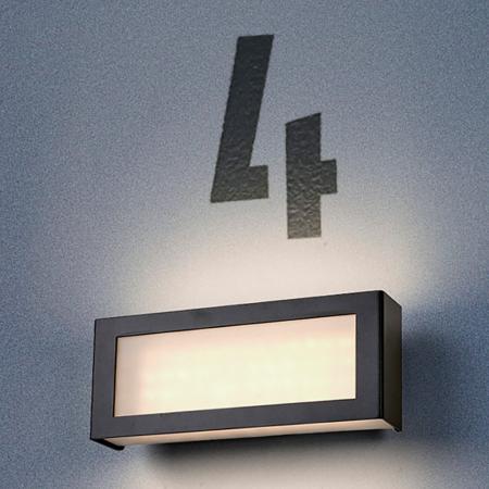 OSRAM ENDURA Style Nova Wandleuchte 10W IP54 Dunkelgrau