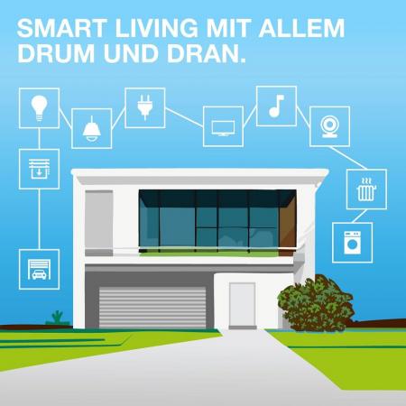 OSRAM SMART+ Zigbee Steckdose für Innen in schwarz