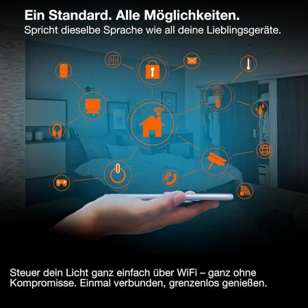 OSRAM SMART+ WIFI Steckdose mit Nachtlicht IP20-Schutz - für Integration von Geräten ins Smart Home und Sicherheit