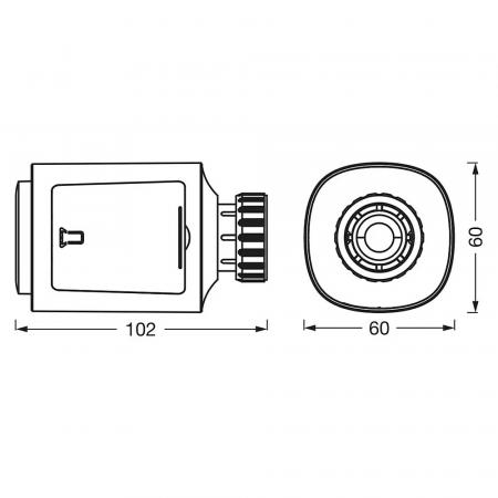 3er Pack OSRAM SMART+ WiFi RADIATOR THERMOSTAT -  Heizkörperthermostat