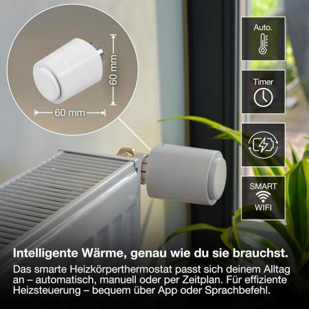 3er Pack OSRAM SMART+ WiFi RADIATOR THERMOSTAT -  Heizkörperthermostat