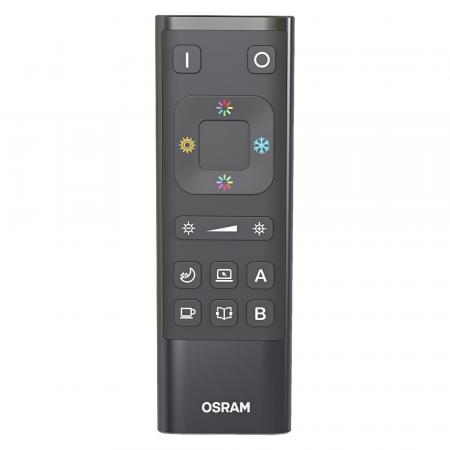 OSRAM SMART+ WIFI Fernbedienung, aufladbar mit USB-C in Schwarz zur intelligenten Steuerung Automatisierung von Smart-Home-Systemen