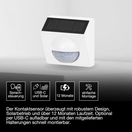  OSRAM SMART+ WIFI Outdoor-Bewegungsmelder Weiß IP65-Schutz - für Smart-Home-Anwendungen im Außenbereich