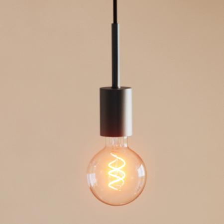 OSRAM VINTAGE 1906 PenduLum Needle Ø 10cm Anthrazit aus Stahl - Schlichte Pendelleuchte mit E27 Fassung ohne Leuchtmittel