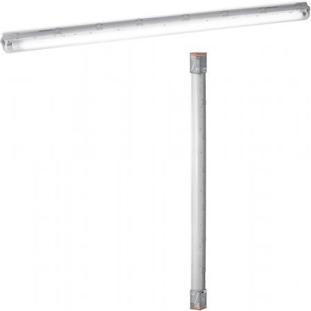 150cm OSRAM SUBMARINE 19W LED Feuchtraumleuchte 4000K inkl. 1x LED Röhre - neutralweißes Licht - IP65, staub- und spritzwassergeschützt, für Keller und Garagen