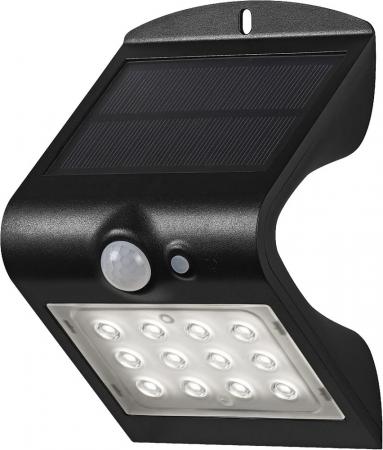 Osram Solar LED Außen Flutlicht ENDURA Flood Butterfly mit Sensor 1,5W 4000K neutralweißes Licht - Batterie aufladbar, umweltfreundlich, lange Lebensdauer, einfache Montage, IP65