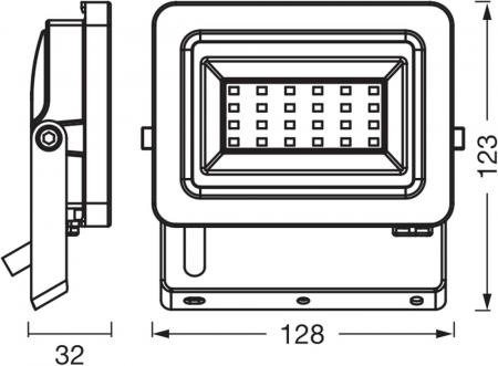 Osram LED Fluter 5W 4000K universalweißes Flutlicht IP65