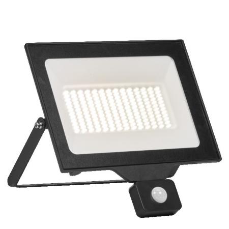 OSRAM LED Fluter Floodlight Essential mit Sensor 100W 4000K Neutralweiß IP44 schwarz