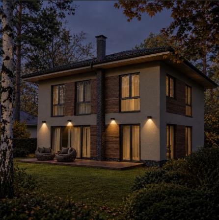 LEDVANCE ENDURA Style Idri LED Außenwandleuchte 12,5W Dunkelgrau IP65
