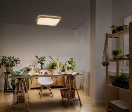 OSRAM Holz Decor Deckenleuchte Orbis Alicia 16W Click DIM - Dimmen in drei Stufen durch wiederholtes Schalten