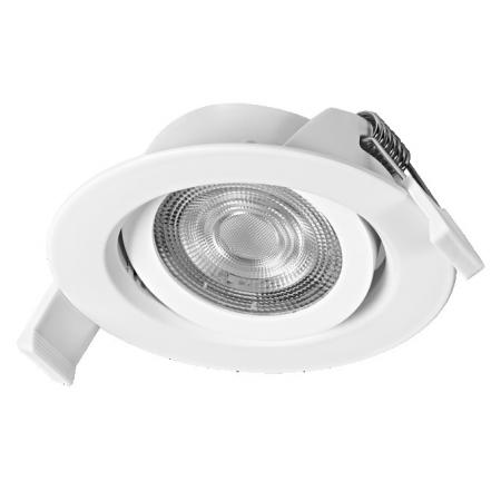 3er-Pack OSRAM Spot Set Adj Simple DIM 3x4,9W 2700K 400lm Warmweiß 110° Weiß Einbaudurchmesser 75mm