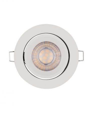 3er-Pack OSRAM Spot Set Adj Simple DIM 3x4,9W 2700K 400lm Warmweiß 110° Weiß Einbaudurchmesser 75mm