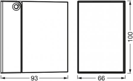 OSRAM Wandleuchte Endura Classic Cube in Schwarz mit verstellbarem Lampenkopf - kann mit einfacher oder smarter Lampe bestückt werden