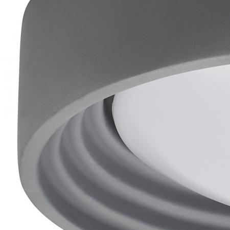 OSRAM Deckenleuchte Orbis Concrete 18W Ø 40 cm - Dekorative Leuchte aus Beton in grau - dimmbar in drei Stufen durch wiederholtes Schalten