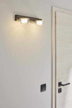 OSRAM Orbis Flame 5.5W Click CCT IP44 Wandlampe & Spiegelleuchte 2-flg auch fürs Badezimmer - mit umschaltbarer Farbtemperatur