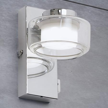 OSRAM Orbis Flame 5.5W Click CCT IP44 Wandlampe & Spiegelleuchte chrom- auch fürs Badezimmer - mit umschaltbarer Farbtemperatur