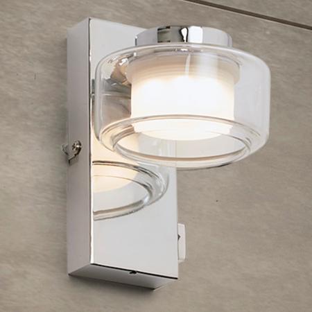 OSRAM Orbis Flame 5.5W Click CCT IP44 Wandlampe & Spiegelleuchte chrom- auch fürs Badezimmer - mit umschaltbarer Farbtemperatur