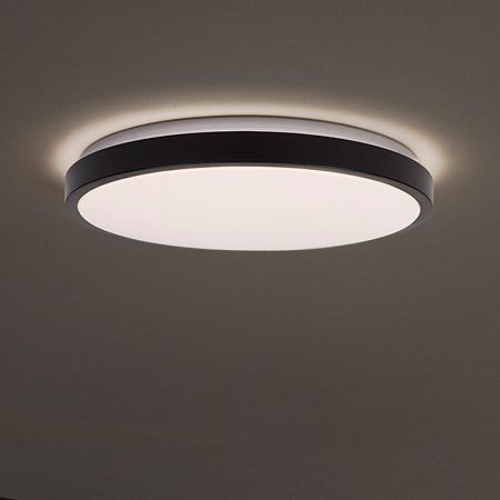 OSRAM Deckenleuchte Orbis London Schwarz 28cm - warmweiße Lichtfarbe, sehr homogene Lichtverteilung, lange Lebensdauer