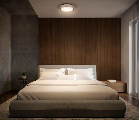 Osram Deckenleuchte Orbis Madrid Nickel - modernes Design, Metallgehäuse, geeignet für Innenräume, kann mit smarten Lampen bestückt werden