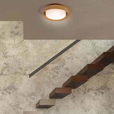 Osram Deckenleuchte Orbis Madrid Wood Decor mir E27 Fassung