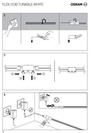 5M Osram Flex COB LED-Streifen tunable white mit Fernbedienung IP20