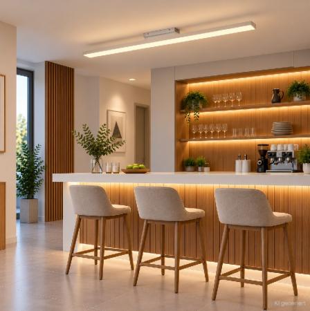 OSRAM PLANON Frameless 1200x100mm 35W 2500lm 3000K Warmweiß Ra80 120° IP20 LED-Deckenleuchte Weiß