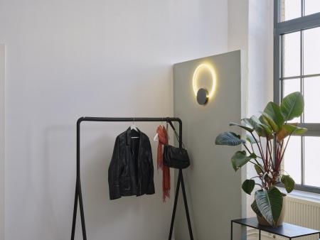 Osram Wandleuchte Decor Aura in Anthrazit / Transparent dimmbar mit warmweißem Licht - imposantes Filament-Design