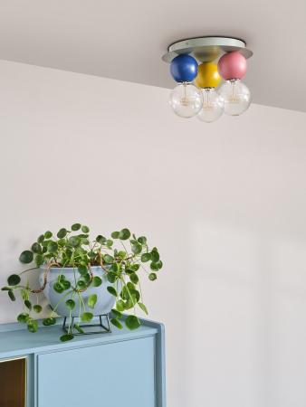 OSRAM Deckenleuchte Decor Bubble in Multicolor aus Metall mit E27 Fassungen