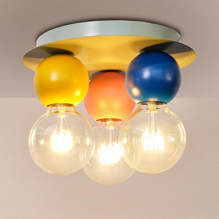 OSRAM Deckenleuchte Decor Bubble in Multicolor aus Metall mit E27 Fassungen