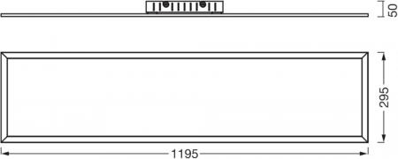 120cm Osram Planon Plus 1200x300mm 40W 3000K warmweißes Licht