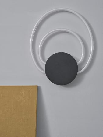 Osram Wandleuchte Decor Helios in Anthrazit / Transparent 3-stufige dimmbar mit warmweißem Licht - imposantes Filament-Design