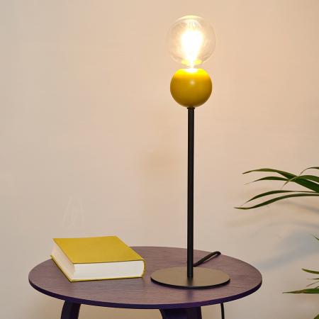 OSRAM Tischleuchte Decor Bubble in Gelb aus Metall mit E27 Fassung