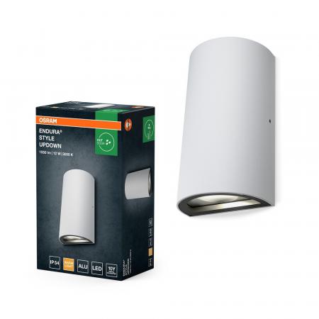 Osram LED Außen Wandleuchte Endura Style UpDown Weiß IP44
