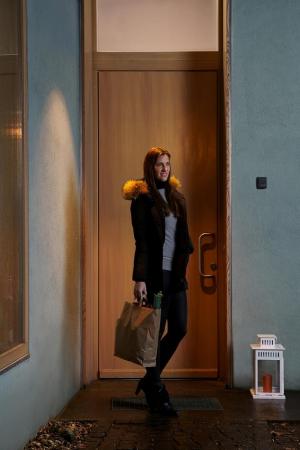 OSRAM Sensor Wall Outdoor Bewegungsmelder Aufbau IP55 weiß - Bewegungs- und Lichtsensor für bündige Deckenmontage, Weiß, IP55-Schutz, für Eingangsbereiche