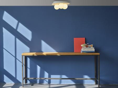 Osram Deckenleuchte Decor Plaster Nest aus Gips in Weiß mit 3 x G9 Fassung - mit matten Glaskugeln