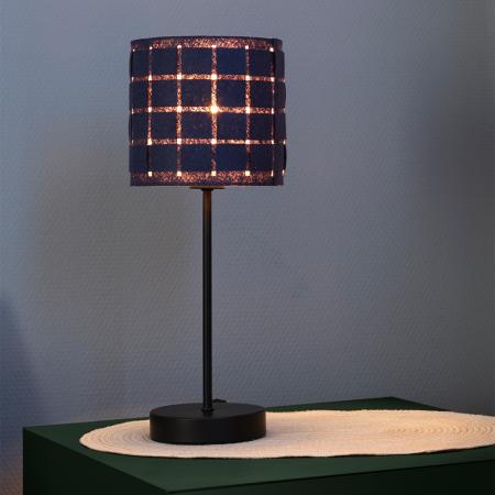 OSRAM Tischleuchte Decor Felt Weaving Stand aus Filz / Stahl mit E14 Fassung Ø 16 cm mit  Textilkabel