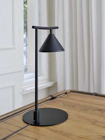 Osram Tischleuchte Decor Fuji aus Stahl in Schwarz mit warmweißem Licht