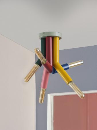 OSRAM Deckenleuchte Decor Straw in Multicolor aus Metall mit E27 Fassungen