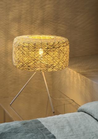 OSRAM Tischlampe Decor Bale aus Papier mit E27 Fassung beige