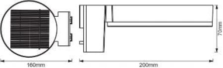 OSRAM ENDURA STYLE Solar Wandleuchte Circle schwarz mit Sensor - Bewegungs- und Tageslichtsensor, solarbetrieben, ideal für Außenbereiche