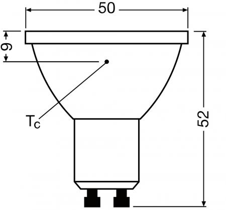 Ledvance GU10 PAR16 Reflektor 60° 6.1W wie 80W dimmbarer neutralweißer Strahler 4000K 90Ra