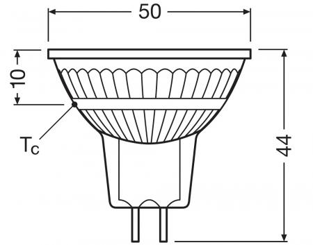 Ledvance GU5.3 MR16 LED Strahler dimmbar 36° 3.4W wie 35W 4000K neutralweißes Licht - 12V Niedervolt hohe Farbwiedergabe 90Ra