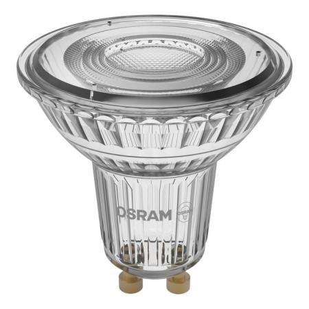 OSRAM Superstar LED GU10 Strahler PAR16 dimmbar 36° Ausstrahlwinkel 6,1W wie 80W warmweißes Licht mit schmalem Abstrahlwinkel