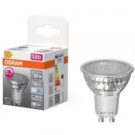 OSRAM Superstar LED GU10 Strahler PAR16 dimmbar 36° 3,7W wie 50 Watt neutralweiß mit hoher Farbwiedergabe