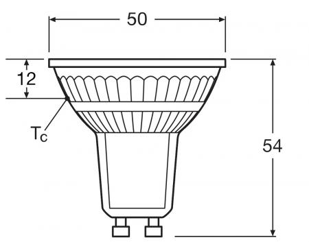 Ledvance GU10 PAR16 LED Spot 36° 3.7W wie 50W 4000K neutralweißes Licht