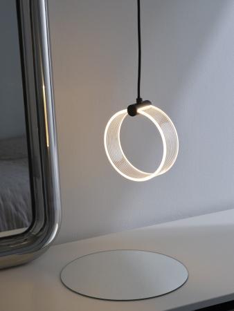 OSRAM Pendelleuchte Decor Circle in Schwarz 8W Ø 15  cm - CLICKCCT - Sehr vielseitig durch eine wählbare Lichtfarbe
