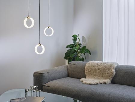 OSRAM Pendelleuchte Decor Circle 3-flammig in Schwarz 20W - CLICKCCT - Sehr vielseitig durch eine wählbare Lichtfarbe