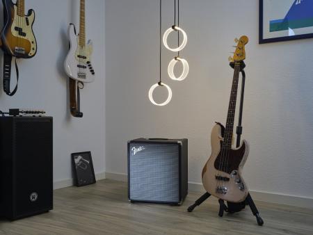 OSRAM Pendelleuchte Decor Circle 3-flammig in Schwarz rund 20W - CLICKCCT - Sehr vielseitig durch eine wählbare Lichtfarbe