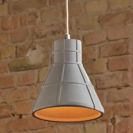 OSRAM Beton Hängelampe CONCRETE BIM 1-flammig grau Ø 20 cm  E27