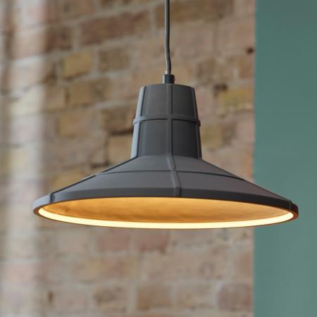 OSRAM Beton Hängelampe CONCRETE Sala 1-flammig grau Ø 32 cm  E27